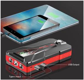 img 3 attached to Starting device booster EAFC 20000mAh 1200A Portable start-charger for the car. jump starter. powerbank. buster.