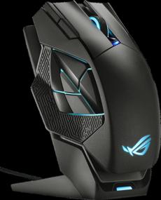 img 4 attached to ASUS ROG Spatha X Wireless Gaming Mouse, Black