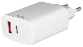 img 1 attached to Wall charger with fast charging function QUICK CHARGE POWER DELIVERY QC3.0, PD3.0, 30W for iPhone/Samsung/Huawei/Honor/Xiaomi