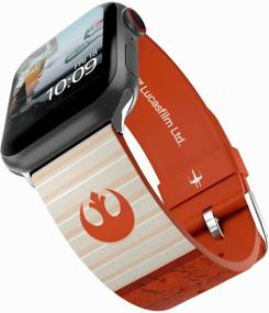 img 3 attached to MobyFox STAR WARS for Apple Watch (all sizes) Rebel Band, orange (ST-DSY22STW2006)