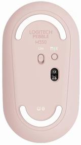 img 4 attached to Wireless compact mouse Logitech Pebble M350, light pink