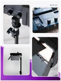 img 1 attached to Video light LED-U600+ complete with 2.1m standard tripod, 2m power supply and table stand