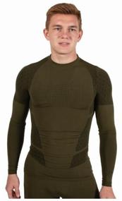 img 3 attached to Sports thermal underwear for the hall and the street KATRAN SHARK (+ 20С to - 15С) khaki, Light khaki, Size: M-L (46-48/174-180)