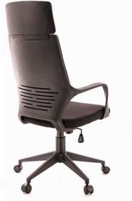 img 1 attached to Computer chair Everprof Trio Black TM for executive, upholstery: textile, color: black