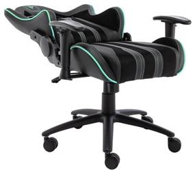 img 3 attached to Gaming chair ZONE 51 Gravity, upholstery: faux leather/textile, color: black/cyan