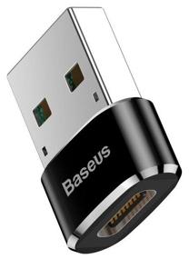 img 4 attached to 💻 Baseus USB Type-C to USB Connector (CAAOTG), black: Simplify Data Transfer and Charging