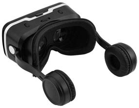img 4 attached to Glasses for smartphone VR SHINECON G04E, black