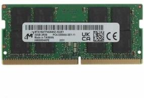 img 2 attached to Оперативная память Crucial by Micron DDR4 32GB 3200MHz SODIMM (PC4-25600) CL22 2Rx8 1.2V (Retail), 1 year