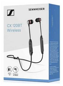 img 1 attached to Sennheiser CX 120BT wireless headphones, black