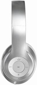 img 3 attached to DIGMA BT-14 Wireless Headphones in Sleek Matt Silver – Uninterrupted Sound and Style