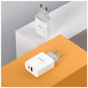 img 2 attached to Wall charger Adapter Power supply PD 20W QC3.0 Type-C USB-C USB 3A white