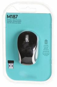 img 1 attached to Wireless Compact Mouse Logitech Wireless Ultra Portable M187, black