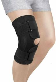 img 4 attached to Ttoman Knee brace KS-050, size 4XL, black