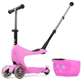 img 4 attached to Children's 3-wheel scooter Micro Mini2go Deluxe Plus, pink