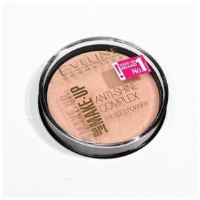 img 4 attached to Eveline Cosmetics Art Make-Up Professional Anti-Shine Complex Pressed Powder 32 Natural