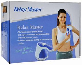 img 3 attached to 💙 White/blue Electric Body Massager: Vibrating Relax & Tone, Spin Tone for Ultimate Relaxation