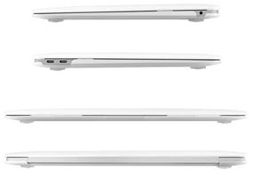 img 2 attached to Case for MacBook Air 13 2020-2018 A1932, A2179, A2337 M1, plastic, white