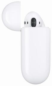 img 4 attached to Apple AirPods 2 wireless headphones with charging case MV7N2 RU, white
