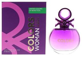 img 1 attached to 💜 UCB Colors de Benetton Purple EDT, 80ml