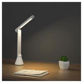 img 4 attached to Yeelight YLTD11YL Rechargeable Folding Desk Lamp, 5W, White Shade/Color - Office Lighting