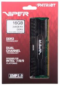 img 1 attached to Patriot Memory VIPER 3 16GB (8GB x 2) DDR3 1600MHz DIMM CL9 PV316G160C9K