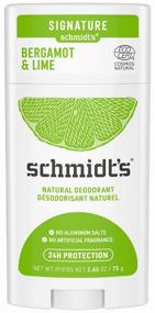 img 3 attached to 🍃 Schmidt's Bergamot and Lime Deodorant Stick: Long-lasting Freshness in 50ml/75g Size