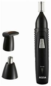 img 3 attached to 3b1 Professional Trimmer for Hair Removal of Nose Ears and Eyebrow Correction / Face Trimmer/ Trimmer for Haircut 3b1 RoziaPro