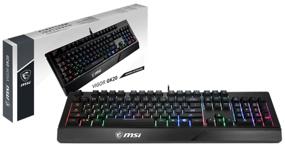 img 1 attached to MSI Vigor GK20 gaming keyboard black, russian