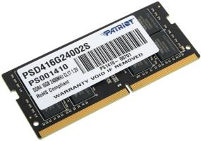 img 2 attached to Patriot Memory SL 16GB DDR4 2400MHz SODIMM CL17 PSD416G24002S