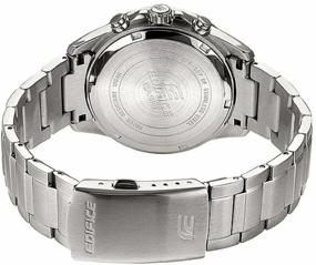 img 3 attached to Часы на кварцевом механизме CASIO Edifice EFR-526D-1A, хронограф, секундомер, водонепроницаемые, подсвечивающиеся стрелки, черного цвета.