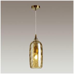 img 4 attached to Lamp Odeon Light Sitora 4769/1, E27, 60 W, number of lamps: 1 pc., armature color: bronze, shade color: yellow