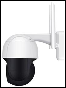 img 2 attached to Outdoor waterproof IP66 camera, SAFEBURG EYE-518 color surveillance, WiFi, motion sensor and night vision, rotatable for home.