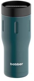 img 4 attached to Thermal mug metal Bobber Tumbler-470 Deep Teal/holds heat up to 6 hours