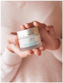 img 4 attached to Dr. Sea Moisturizing Cream base face cream with olive oil, papaya and green tea extract SPF15, 50 ml