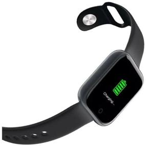 img 1 attached to Беспроводные умные часы с функцией трекера фитнеса, спортивный таймер, монитор сердечного ритма и давления, смарт-браслет для Android и iOS