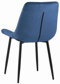 img 3 attached to 🪑 Flex STOOL GROUP Chair, metal/velor, metal, blue/black color