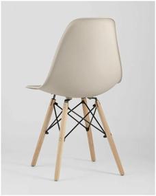 img 4 attached to 🪑 4-Piece DSW Style Kitchen Chairs with Back Support