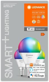 img 1 attached to Набор светодиодных ламп 3 шт. LEDVANCE Smart+ WiFi мини лампа, мультиколор, E14, P40, 4.9Вт, 6500К