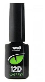 img 1 attached to Runail Professional Gel Lacquer Cat&quot;s eye 12D, 6 ml, 4907