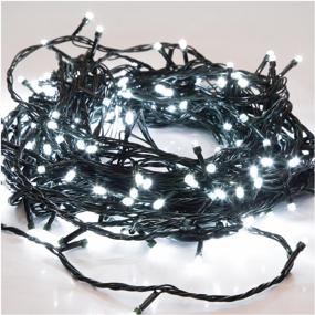 img 4 attached to Garland NEON-NIGHT 303-045, 10 m, 80 lights, white/green wire