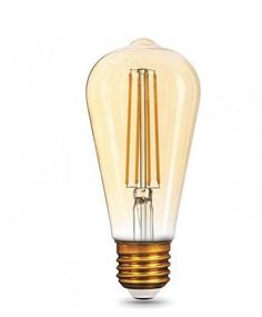 img 2 attached to Lamp LED gauss Black Filament Vintage 157802008 golden, E27, ST64, 8 W, 2400 K