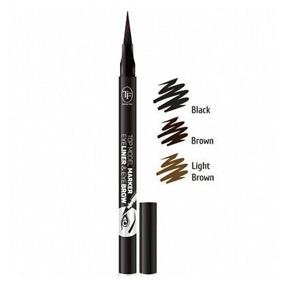 img 2 attached to TF Cosmetics Подводка для бровей Top Model marker Eyeliner & Eyebrow, оттенок brown