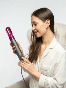 img 4 attached to Versatile 5-in-1 Hair Styler for All Hair Types: All-in-One Hairdryer, Styler, and Curling Tool