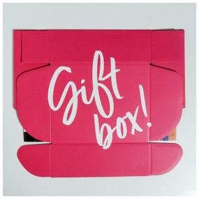 img 4 attached to Gift box Give happiness Gift box, 27x9x21 cm, red