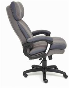 img 4 attached to Компьютерное кресло Duke с подголовником, обивка: текстиль, цвет: серый 29