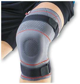 img 1 attached to Orlett Knee brace Energy Line DKN-103 NRG, size S, gray