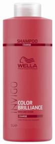 img 1 attached to Wella Professionals Invigo Color Brilliance shampoo for coarse hair, 1000 ml