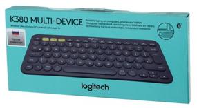 img 1 attached to Logitech K380 Multi-Device Wireless Keyboard Dark Grey, English
