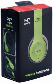 img 3 attached to 🎧 Green P47 Multi On-Ear Bluetooth Headphones with Microphone - Wireless Headphones