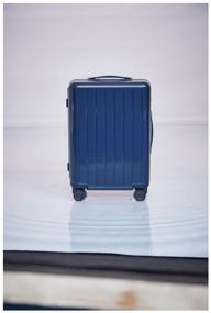 img 4 attached to 🧳 Xiaomi NINETYGO Manhattan Luggage 20 - Sleek Dark Blue Travel Companion